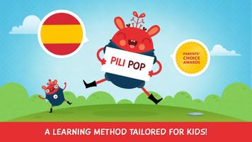Spanish for kids - Pili Pop الملصق