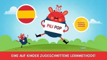 Spanisch für Kinder - Pili Pop Plakat