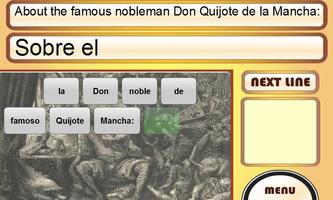 Learn Spanish with Don Quixote Affiche