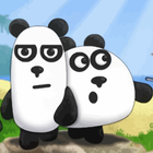 3 Pandas Daring Pirate Escape Zeichen