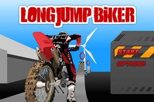 Long Jump Biker الملصق