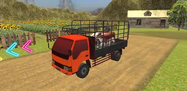 Animal cargo truck game 3d