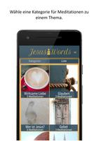 Jesus Words Plakat