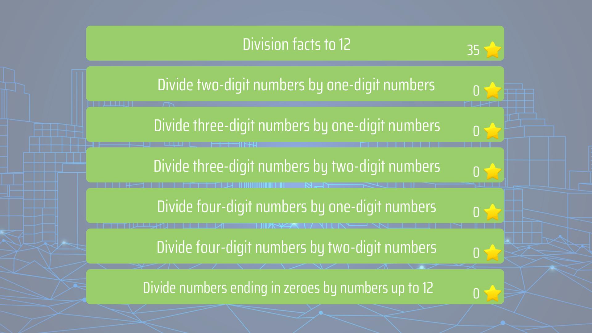 8 div 4. Деление приложения на слои. Math Division games. Set of divided for 4 Grade.