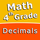 Decimals 4th grade Math skills icon