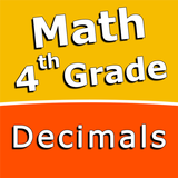Decimals 4th grade Math skills biểu tượng