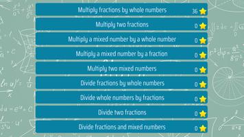 Multiply and divide fractions poster