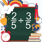 Dividing Fractions Math Game icône