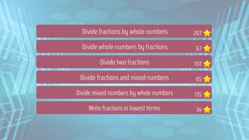 Dividing Fractions Math Game 海報