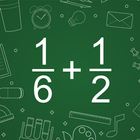 Adding Fractions Math Game biểu tượng
