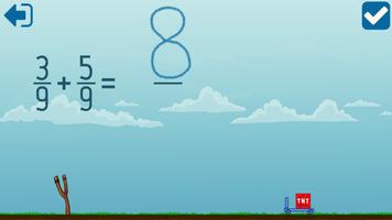 Adding Fractions Math Game ảnh chụp màn hình 2