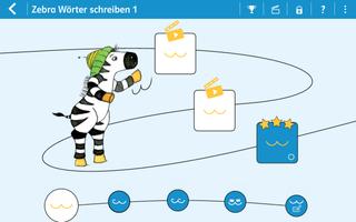 Wörter schreiben 1 mit Zebra screenshot 1