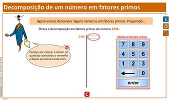 Decomposição em fatores primos Ekran Görüntüsü 2