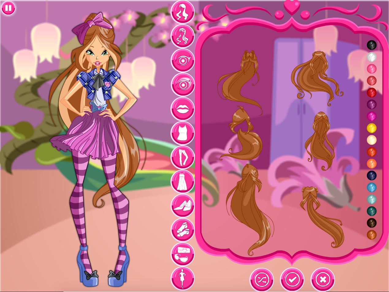 Игры винкс флору. Игра Winx Dress up.