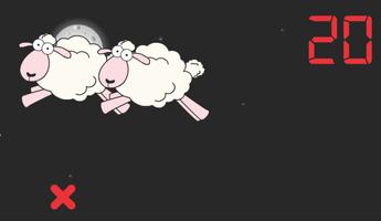 Compter les moutons SLEEP Affiche