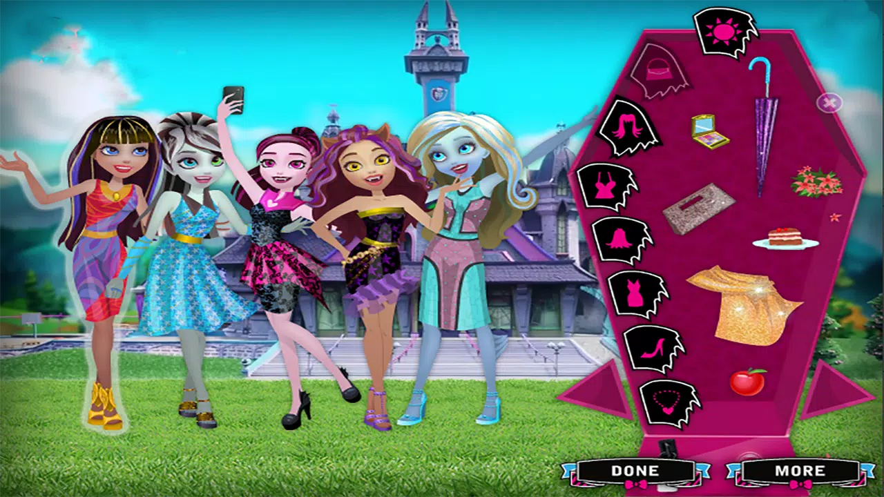 Jogue Monster High Dress com vestidos modernos, um jogo de Monster high