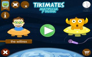 TIKIMATES: multiplica y divide ポスター