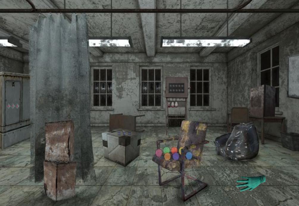 Mysterious abandoned house game. Mysterious abandoned building game. Abandoned Workshop.