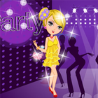 Fashion Party Girl Dress Up Zeichen