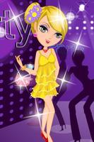 Fashion Party Girl Dress Up Affiche