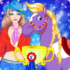Princesa cavalo cuidar