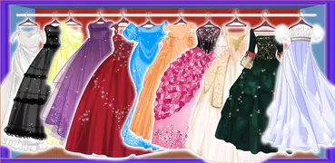 Puppe Prinzessin prom dress up