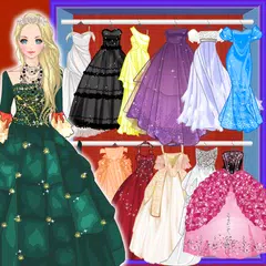 Puppe Prinzessin prom dress up