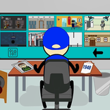 Five nights guard Stickman