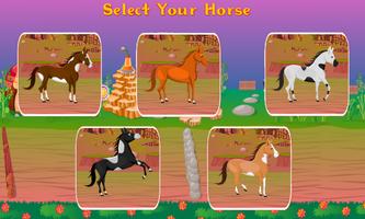 Horse Racing Mania - Girl jeu capture d'écran 1