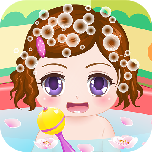милый ребенок для купания игра