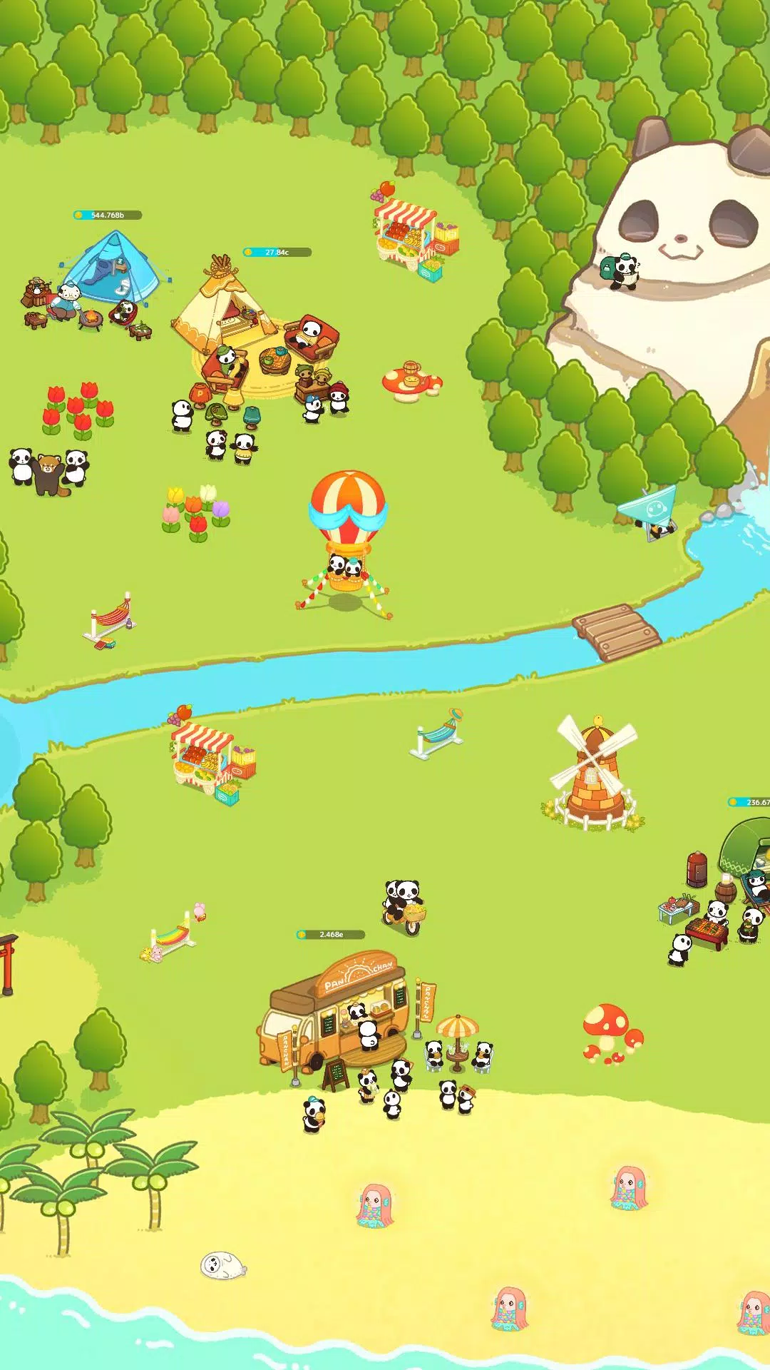 パンダと作ろう キャンプ島 Panda Camp かわいい動物育成ゲーム For Android Apk Download