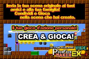 Poster Crea l'Azione. PicoPicoMaker ⇔