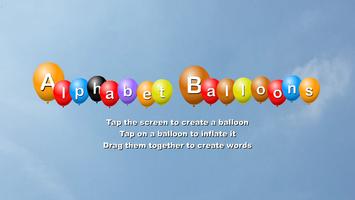 Alphabet Balloons Free Cartaz