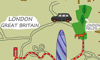 London Treasure Hunt Map Free screenshot 3