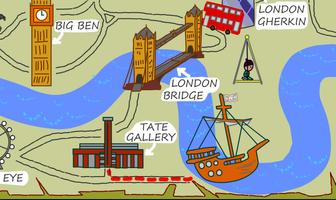 London Treasure Hunt Map Free capture d'écran 1