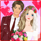 Groom & Bride Wedding dress up icon