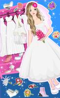신랑과 신부 웨딩 드레스 게임 포스터