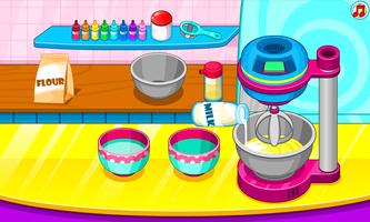 Cooking rainbow cupcakes स्क्रीनशॉट 1