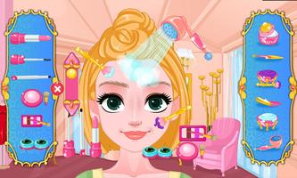 Princess makeup spa salon poster