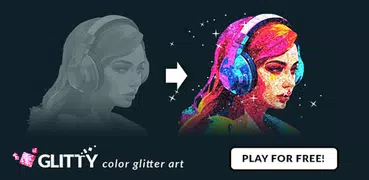Glitty - color glitter art