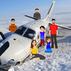 Plane Crash in Snow Escape 圖標