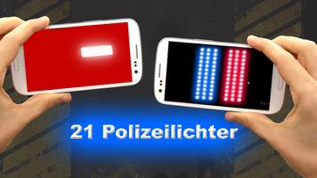 Polizeileuchten Plakat