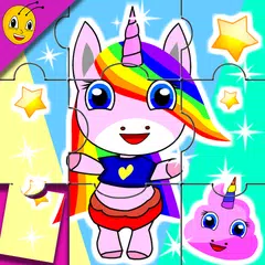 KPopsie Unicorn Jigsaw Puzzles - Paw Little Bee