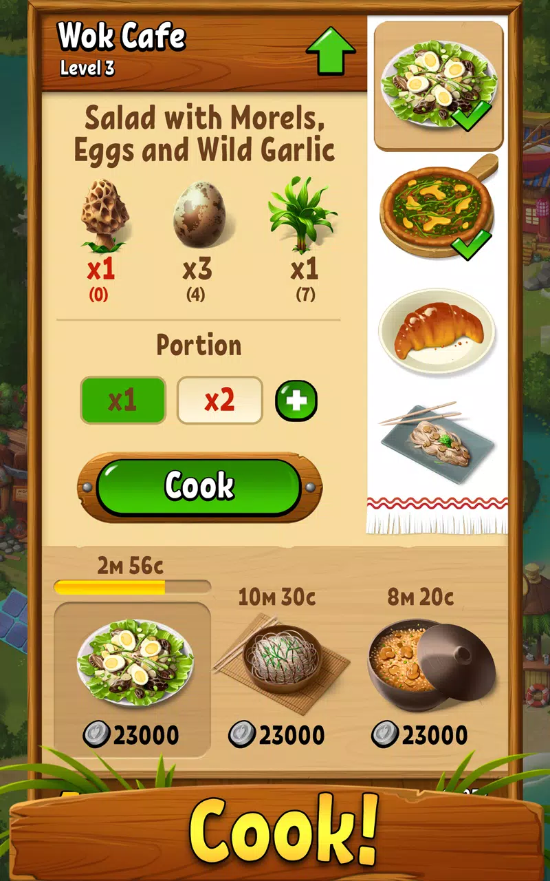Forest Bounty — collect & cook