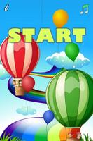 123 Ballon Zahlen Kids Plakat