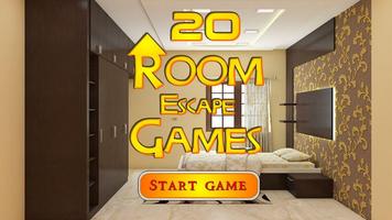 20 Room Escape Games Affiche