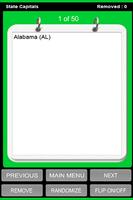 State Capitals Flash Cards poster