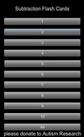 Subtraction Flash Cards โปสเตอร์