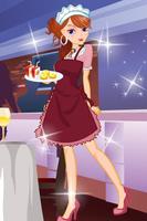 Sweety Waitress Dress Up Affiche