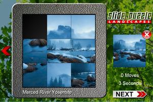 Slide Puzzle Landscape پوسٹر